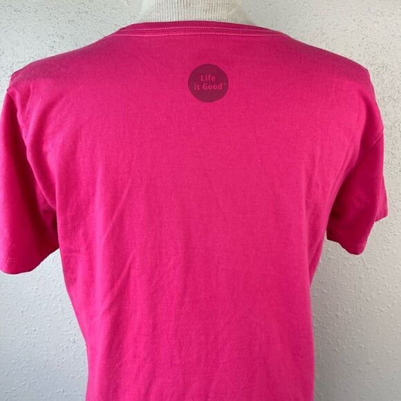 Life is Good Palm Tree and Hammock T-Shirt Size M EUC - Picture 6 of 8